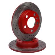 24010901231SE-SET-MS - TARCZE HAMULCOWE "MS" SPORT-EXTREME 2 szt. tył L/P AUDI A1, A2, A3, TT, SEAT CORDOBA, IBIZA IV, IBIZ