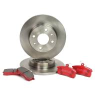 201201250 - ZESTAW TARCZ I KLOCKÓW HAMULCOWYCH PRZÓD LADA, SAMARA