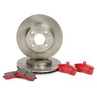 201301350 - ZESTAW TARCZ I KLOCKÓW HAMULCOWYCH PRZÓD LADA 110, 111,112