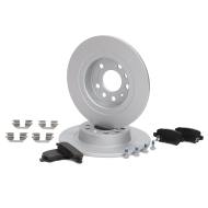 201103390 - ZESTAW TARCZ I KLOCKÓW HAMULCOWYCH TYŁ OPEL ASTRA H, ASTRA H GTC, ZAFIRA B