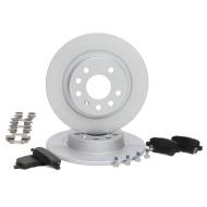 201103390 - ZESTAW TARCZ I KLOCKÓW HAMULCOWYCH TYŁ OPEL ASTRA H, ASTRA H GTC, ZAFIRA B