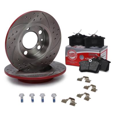 200921230 - ZESTAW TARCZ I KLOCKÓW HAMULCOWYCH SPORT-EXTREME TYŁ AUDI,SKODA, VW