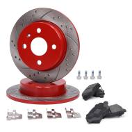 201022510 - ZESTAW TARCZ I KLOCKÓW HAMULCOWYCH SPORT-EXTREME TYŁ OPEL ASTRA G (T98), (F35), (F70), ASTRA H (A04)