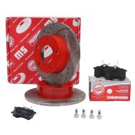 201022580 - ZESTAW TARCZ I KLOCKÓW HAMULCOWYCH SPORT-EXTREME TYŁAUDIA6 1.8-3.0 02.97-01.05 [T185]