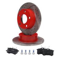 201022580 - ZESTAW TARCZ I KLOCKÓW HAMULCOWYCH SPORT-EXTREME TYŁAUDIA6 1.8-3.0 02.97-01.05 [T185]