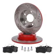 201022600 - ZESTAW TARCZ I KLOCKÓW HAMULCOWYCH SPORT-EXTREME TYŁ AUDIA6, ALLROAD 1.8-3.0 02.97-08.05