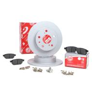 200951820 - ZESTAW TARCZ POKRYTYCH I KLOCKÓW HAMULCOWYCH TYŁ SUZUKISX4 S-CROSS