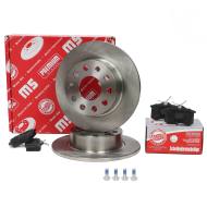 201002773 - ZESTAW TARCZ I KLOCKÓW HAMULCOWYCH TYŁ AUDI, SEAT,SKODA, VW