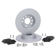 201053390 - ZESTAW TARCZ POKRYTYCH I KLOCKÓW HAMULCOWYCH TYŁ OPEL ASTRA H