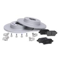 201053390 - ZESTAW TARCZ POKRYTYCH I KLOCKÓW HAMULCOWYCH TYŁ OPEL ASTRA H