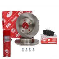 201002600P - ZESTAW TARCZ I KLOCKÓW HAMULCOWYCH TYŁ AUDI A6, ALLROAD 1.8-3.0 02.97-08.05 201002600