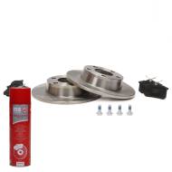 201002600P - ZESTAW TARCZ I KLOCKÓW HAMULCOWYCH TYŁ AUDI A6, ALLROAD 1.8-3.0 02.97-08.05 201002600