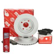 201701071P - ZESTAW TARCZ I KLOCKÓW HAMULCOWYCH PRZÓD 201701071