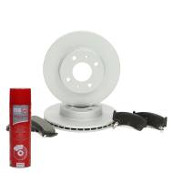 201801170P - ZESTAW TARCZ I KLOCKÓW HAMULCOWYCH PRZÓD 201801170