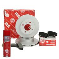 201801380P - ZESTAW TARCZ I KLOCKÓW HAMULCOWYCH PRZÓD 201801380