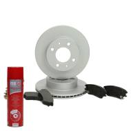 201801380P - ZESTAW TARCZ I KLOCKÓW HAMULCOWYCH PRZÓD 201801380