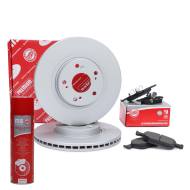 202502110P - ZESTAW TARCZ I KLOCKÓW HAMULCOWYCH PRZÓD 202502110