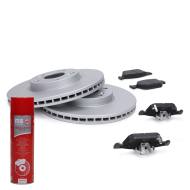 202502110P - ZESTAW TARCZ I KLOCKÓW HAMULCOWYCH PRZÓD 202502110
