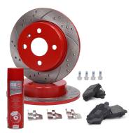 201022510P - ZESTAW TARCZ I KLOCKÓW HAMULCOWYCH SPORT-EXTREME TYŁ OPEL ASTRA G (T98), (F35), (F70), ASTRA H (A04)