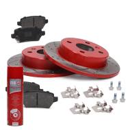 201022510P - ZESTAW TARCZ I KLOCKÓW HAMULCOWYCH SPORT-EXTREME TYŁ OPEL ASTRA G (T98), (F35), (F70), ASTRA H (A04)