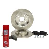 201002510P - ZESTAW TARCZ I KLOCKÓW HAMULCOWYCH TYŁ OPEL ASTRA G (T98), (F35), (F70), ASTRA H (A04),(L70), MERIVA