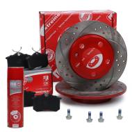 200921232P - ZESTAW TARCZ I KLOCKÓW HAMULCOWYCH SPORT-EXTREME TYŁ AUDI,SKODA, VW 200901231 200921232