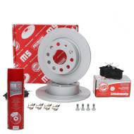 201052770P - ZESTAW TARCZ POKRYTYCH I KLOCKÓW HAMULCOWYCH TYŁ AUDI,SEAT, SKODA, VW 201052770