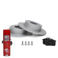 201052773P - ZESTAW TARCZ POKRYTYCH I KLOCKÓW HAMULCOWYCH TYŁ AUDI,SEAT, SKODA, VW 201052773