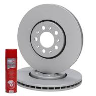 24012501131PR-SET-MSP - TARCZA HAMULCOWA "MS" 2SZT POKRYTA PRZÓD L/P AUDI A1, A3, SEAT CORDOBA, IBIZA III, IBIZA IV, IBIZA I