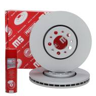 24012501131PR-SET-MSP - TARCZA HAMULCOWA "MS" 2SZT POKRYTA PRZÓD L/P AUDI A1, A3, SEAT CORDOBA, IBIZA III, IBIZA IV, IBIZA I