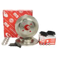 201002510 - ZESTAW TARCZ I KLOCKÓW HAMULCOWYCH TYŁ OPEL ASTRA G (T98), (F35), (F70), ASTRA H (A04),(L70), MERIVA