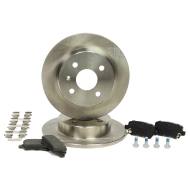 201002510 - ZESTAW TARCZ I KLOCKÓW HAMULCOWYCH TYŁ OPEL ASTRA G (T98), (F35), (F70), ASTRA H (A04),(L70), MERIVA