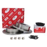 201002861 - ZESTAW TARCZ I KLOCKÓW HAMULCOWYCH TYŁ HYUNDAI SANTA FÉ I, TRAJET, HIGHWAY VAN, TUCSON, KIA SPORTAGE