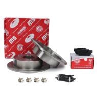 201002861 - ZESTAW TARCZ I KLOCKÓW HAMULCOWYCH TYŁ HYUNDAI SANTA FÉ I, TRAJET, HIGHWAY VAN, TUCSON, KIA SPORTAGE