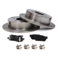 201002861 - ZESTAW TARCZ I KLOCKÓW HAMULCOWYCH TYŁ HYUNDAI SANTA FÉ I, TRAJET, HIGHWAY VAN, TUCSON, KIA SPORTAGE