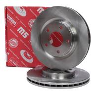 24012601701-SET-MS - TARCZA HAMULCOWA "MS" 2 SZT PRZÓD L/P CHRYSLER SEBRING, CITROEN C4 AIRCROSS, JEEP COMPASS, PATRIOT,