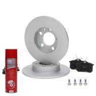 200951232P - ZESTAW TARCZ POKRYTYCH I KLOCKÓW HAMULCOWYCH TYŁ AUDIA1 200951232