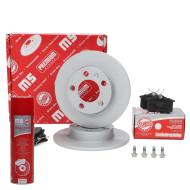 200951232P - ZESTAW TARCZ POKRYTYCH I KLOCKÓW HAMULCOWYCH TYŁ AUDIA1 200951232