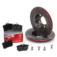 200921232 - ZESTAW TARCZ I KLOCKÓW HAMULCOWYCH SPORT-EXTREME TYŁ AUDI,SKODA, VW 200901231
