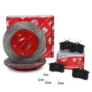 200921232 - ZESTAW TARCZ I KLOCKÓW HAMULCOWYCH SPORT-EXTREME TYŁ AUDI,SKODA, VW 200901231