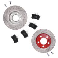 200921232 - ZESTAW TARCZ I KLOCKÓW HAMULCOWYCH SPORT-EXTREME TYŁ AUDI,SKODA, VW 200901231