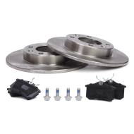200901370 - ZESTAW TARCZ I KLOCKÓW HAMULCOWYCH TYŁ CITROEN BERLINGO, C2, C3 I, C3 PLURIEL, C4, C4 I