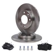 200901370 - ZESTAW TARCZ I KLOCKÓW HAMULCOWYCH TYŁ CITROEN BERLINGO, C2, C3 I, C3 PLURIEL, C4, C4 I