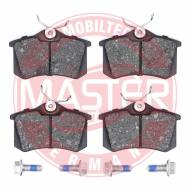 13046028202N-SET-MS - KLOCKI HAMULCOWE "MS" PREMIUM tył AUDI A1, A3, A4, A6, A8, TT, CITROEN BERLINGO, C2, C3 I, C3 PLURIE