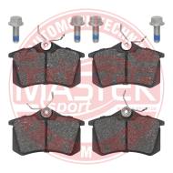 13046028202N-SET-MS - KLOCKI HAMULCOWE "MS" PREMIUM tył AUDI A1, A3, A4, A6, A8, TT, CITROEN BERLINGO, C2, C3 I, C3 PLURIE