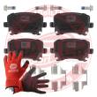 13046028802N-SET-MSP - KLOCKI HAMULCOWE "MS" PREMIUM tył AUDI A3, A4, A6, A6 ALLROAD, Q3, TT, SEAT ALHAMBRA, ALTEA, EXEO, E