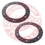 186212704210-SET-MS - OKŁADZINY TARCZY SPRZĘGŁA 180mm kpl =2 szt + nity "MS"