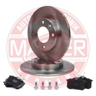 200901370 - ZESTAW TARCZ I KLOCKÓW HAMULCOWYCH TYŁ CITROEN BERLINGO, C2, C3 I, C3 PLURIEL, C4, C4 I