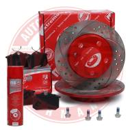 200921232P - ZESTAW TARCZ I KLOCKÓW HAMULCOWYCH SPORT-EXTREME TYŁ AUDI,SKODA, VW 200901231 200921232