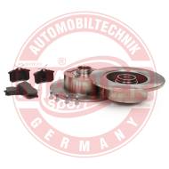 201002104 - ZESTAW TARCZ I KLOCKÓW HAMULCOWYCH TYŁ AUDI A4 B5 (8D2), A4 B5 Avant (8D5)